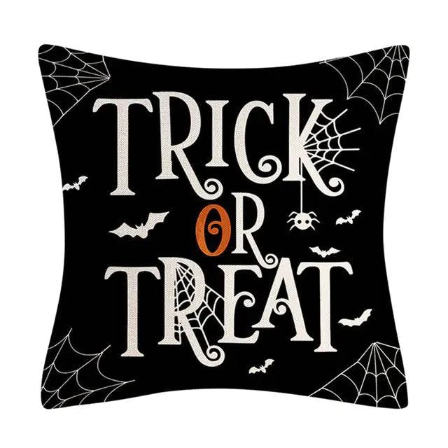Halloween Cushion Cover | Spooky Decorative Pillow Cover for Seasonal Decor - The Gift Shop