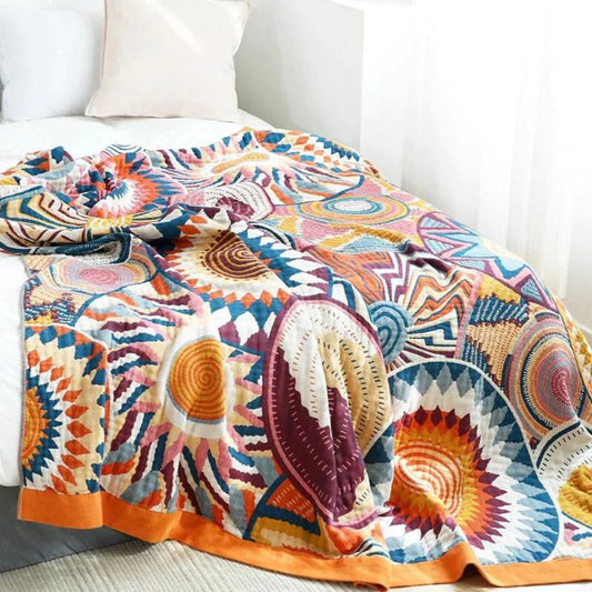 Sunset Throw Blanket | Soft and Cozy Accent Blanket for Relaxation - The Gift Shop