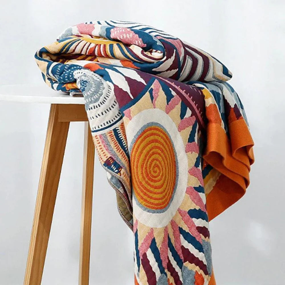 Sunset Throw Blanket | Soft and Cozy Accent Blanket for Relaxation - The Gift Shop