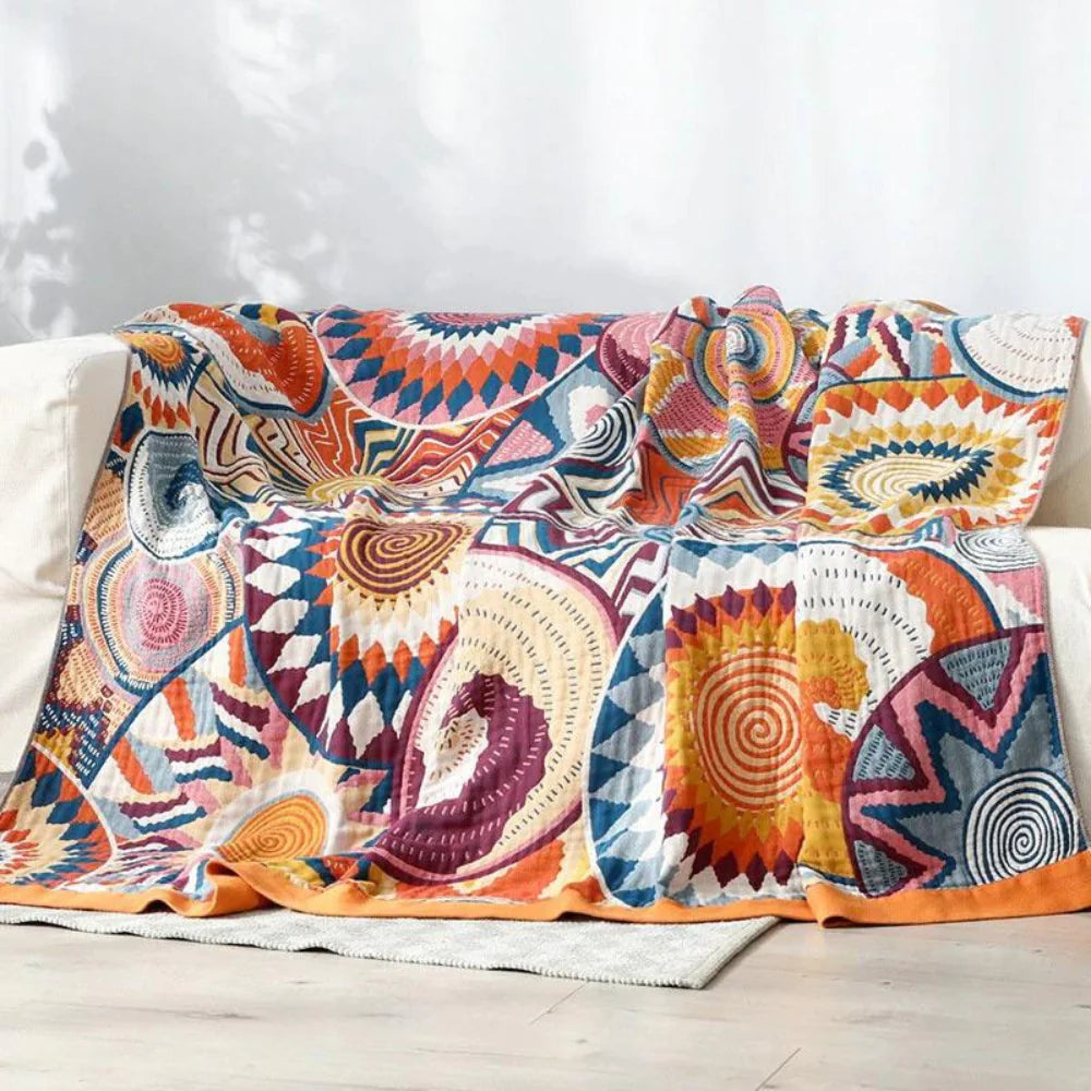 Sunset Throw Blanket | Soft and Cozy Accent Blanket for Relaxation - The Gift Shop