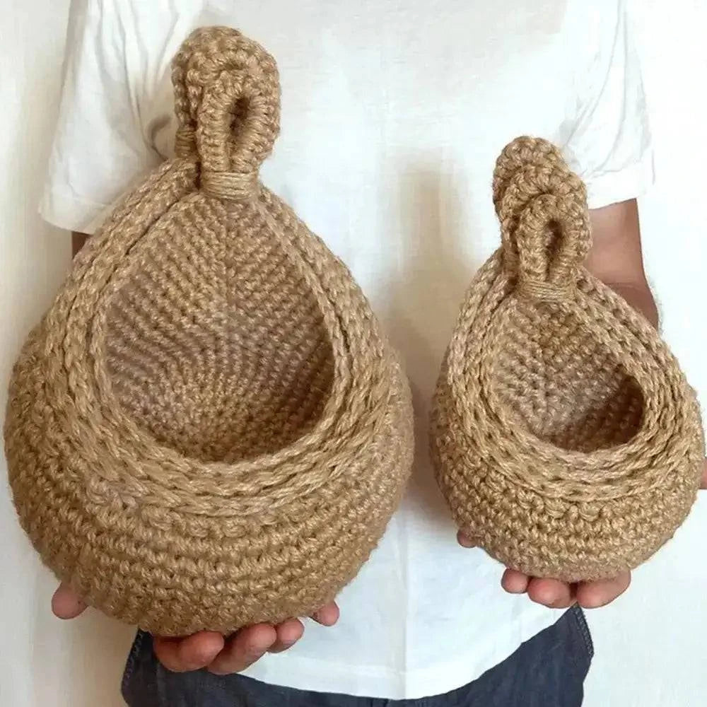 Wall Hanging Macrame Basket - The Gift Shop