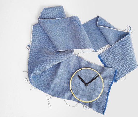 Upholstery Off - Cut Fabric Clock – Thoughtful Gift from The Gift Shop UAE