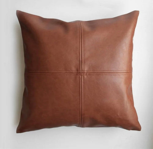 Vegan Leather Pillow Cover – Thoughtful Gift from The Gift Shop UAE