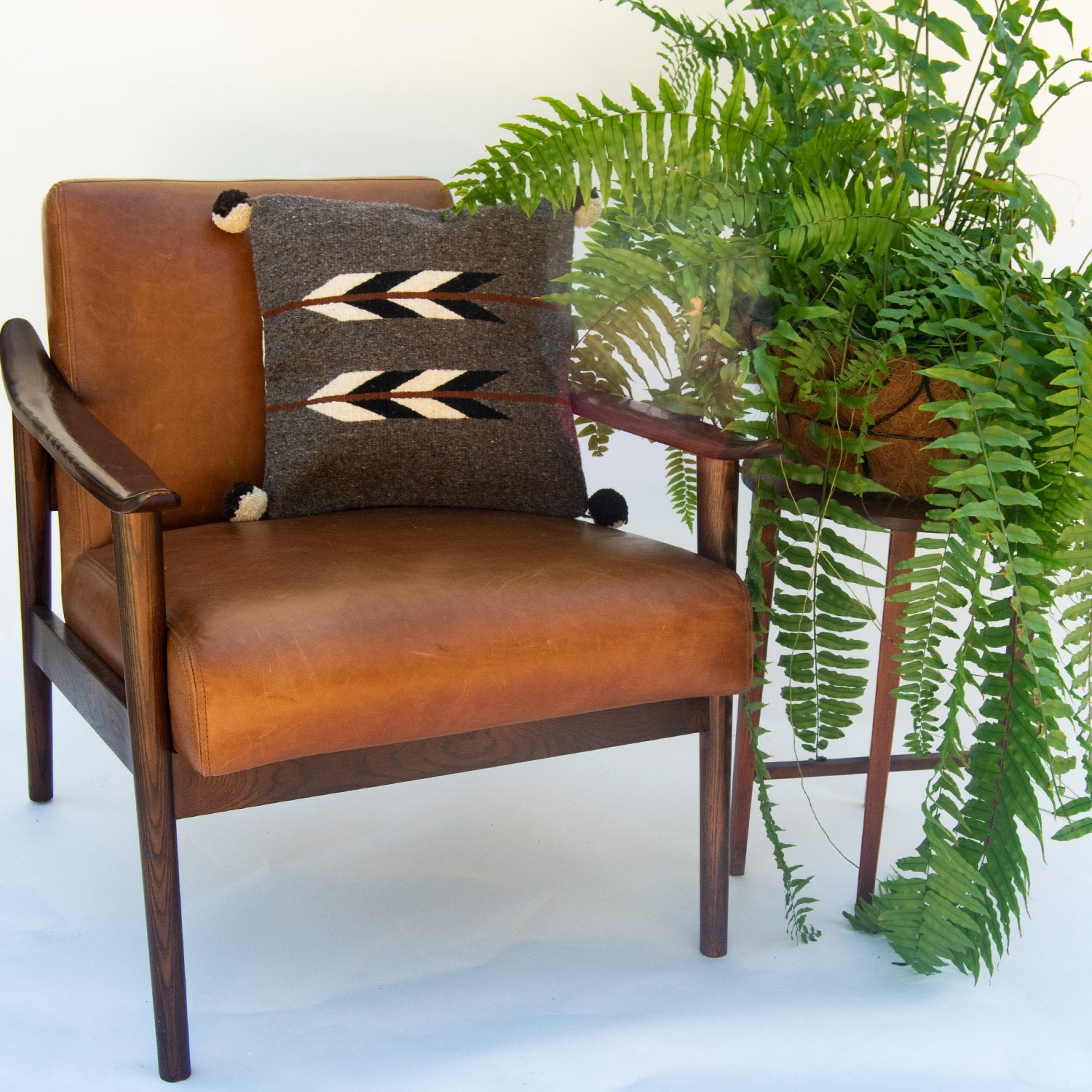 Handmade Teotitlán Del Valle (Native American) Wool Pillow - The Gift Shop