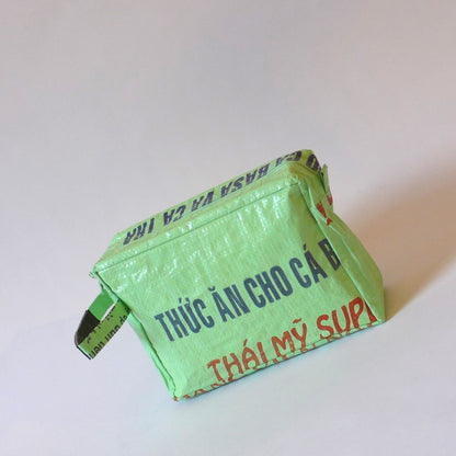 ‘Wash Me’ Upcycled Travel Toiletry Bag – Assorted Colours – Thoughtful Gift from The Gift Shop UAE