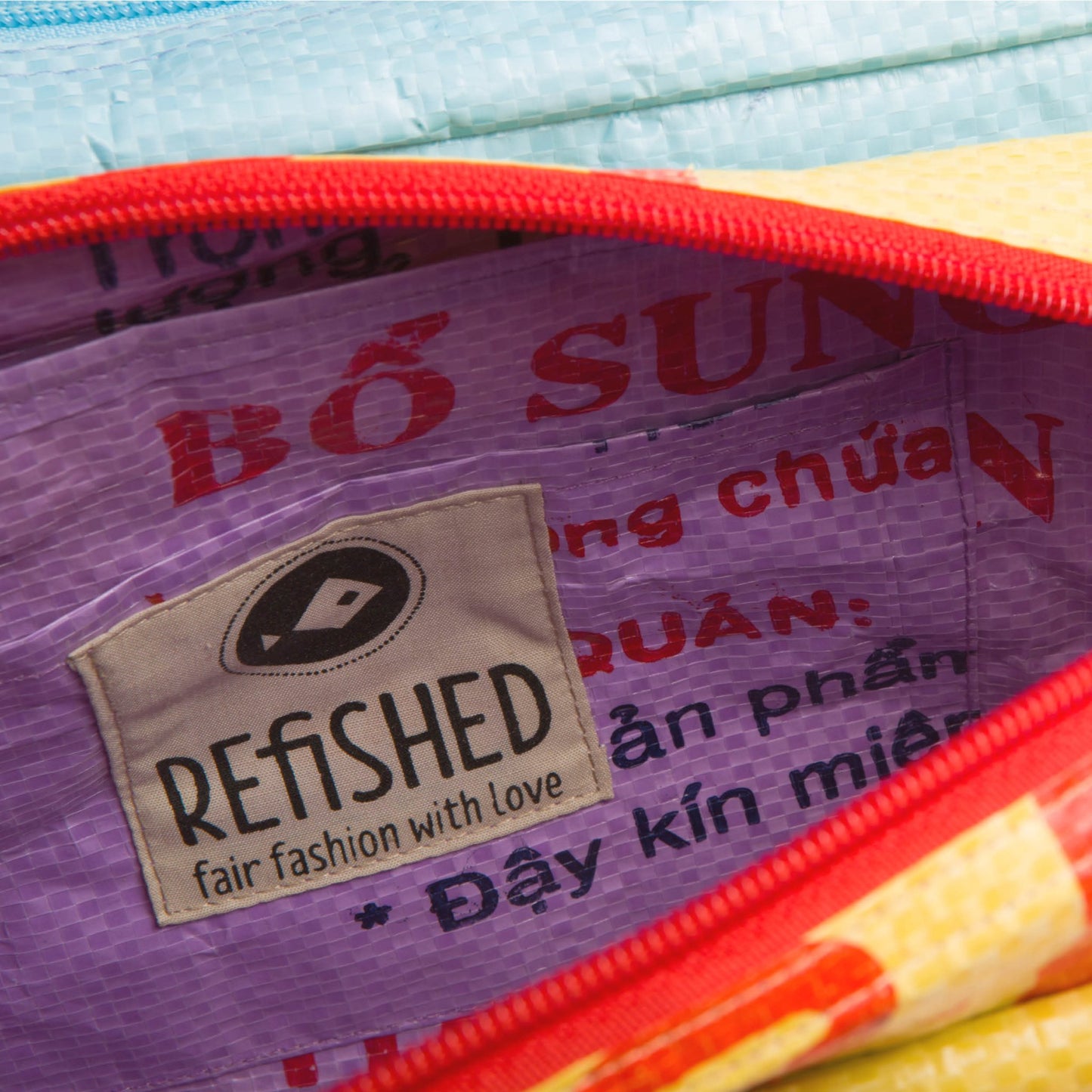‘Wash Me’ Upcycled Travel Toiletry Bag – Assorted Colours – Thoughtful Gift from The Gift Shop UAE