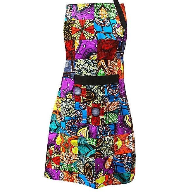 Handmade African Kitengi Apron – Vibrant & Functional - The Gift Shop
