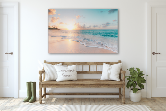 🌊 Sea & Waves Tempered Glass Wall Art – Make a Statement! 🌊 - The Gift Shop