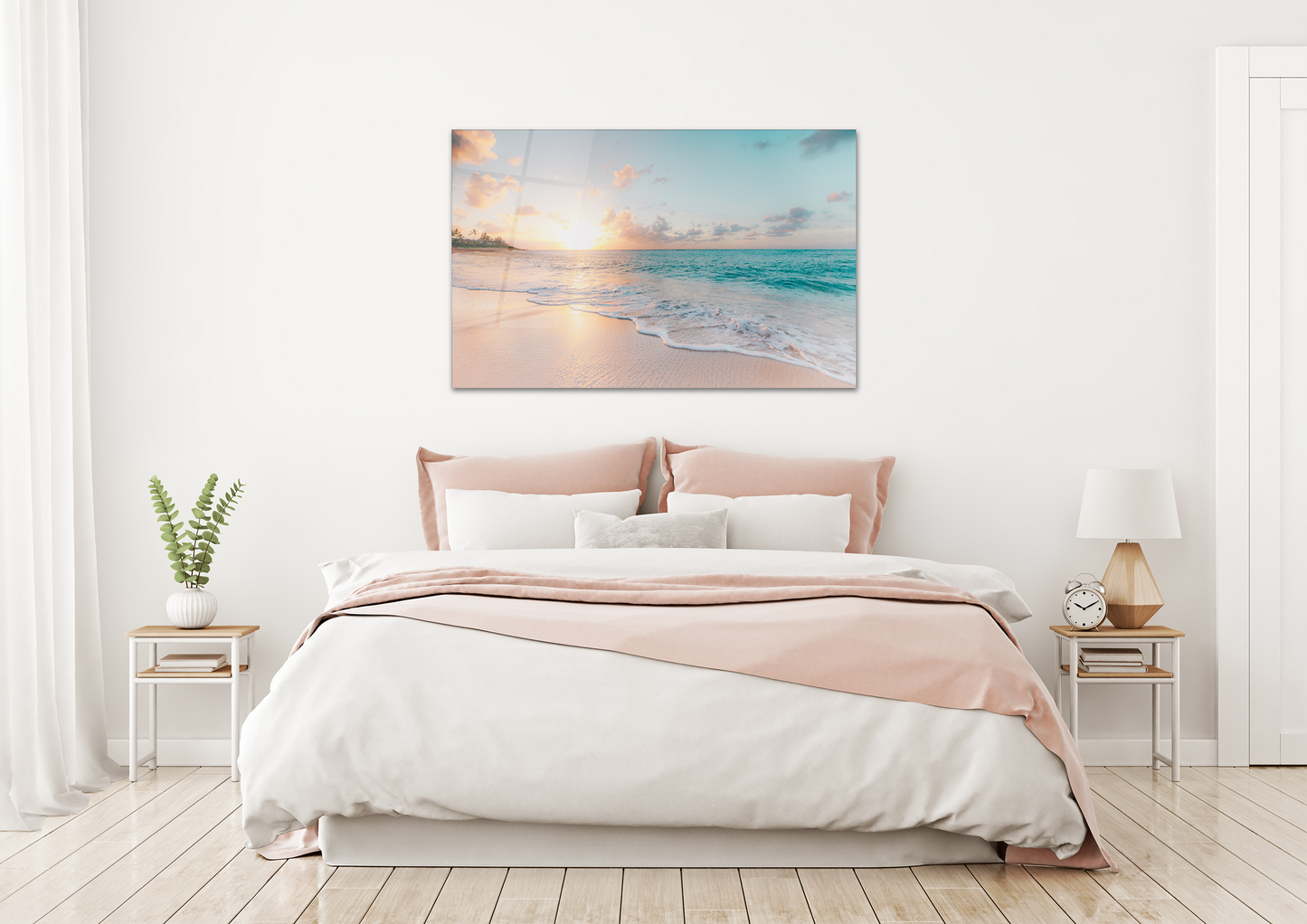 🌊 Sea & Waves Tempered Glass Wall Art – Make a Statement! 🌊 - The Gift Shop