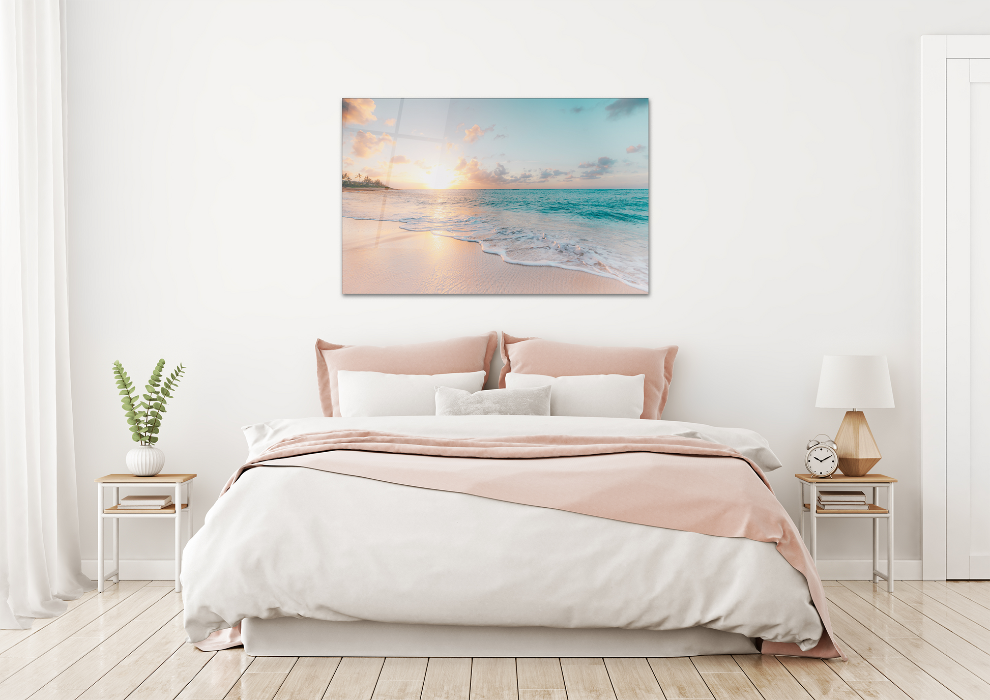 🌊 Sea & Waves Tempered Glass Wall Art – Make a Statement! 🌊 - The Gift Shop