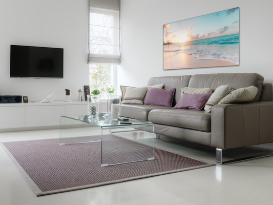 🌊 Sea & Waves Tempered Glass Wall Art – Make a Statement! 🌊 - The Gift Shop