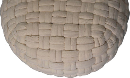 White Tube Pouffe – Thoughtful Gift from The Gift Shop UAE