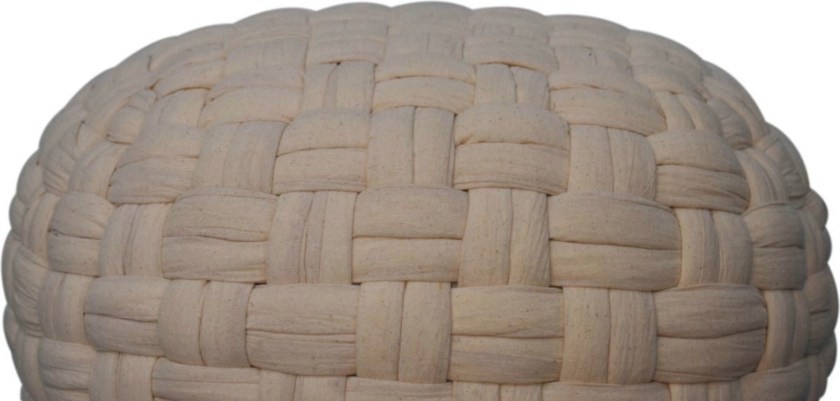 White Tube Pouffe – Thoughtful Gift from The Gift Shop UAE