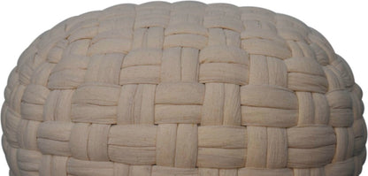 White Tube Pouffe – Thoughtful Gift from The Gift Shop UAE