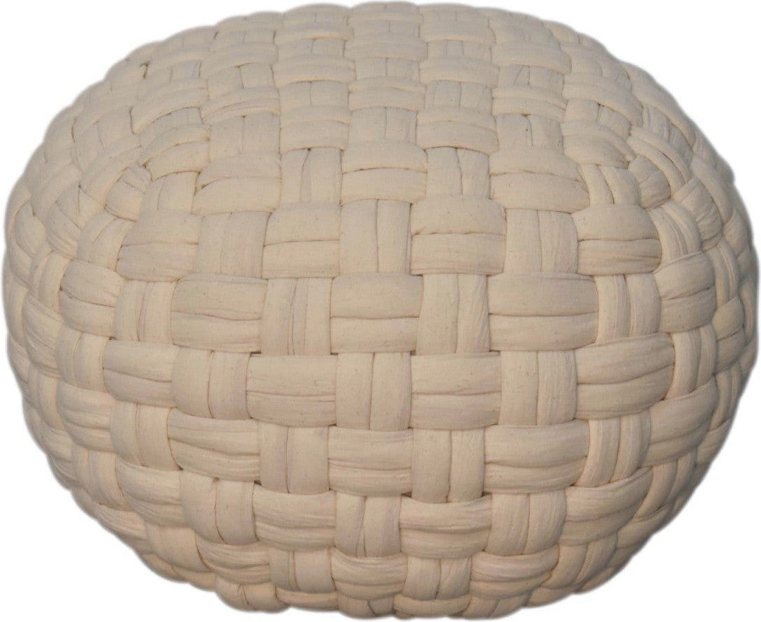 White Tube Pouffe – Thoughtful Gift from The Gift Shop UAE