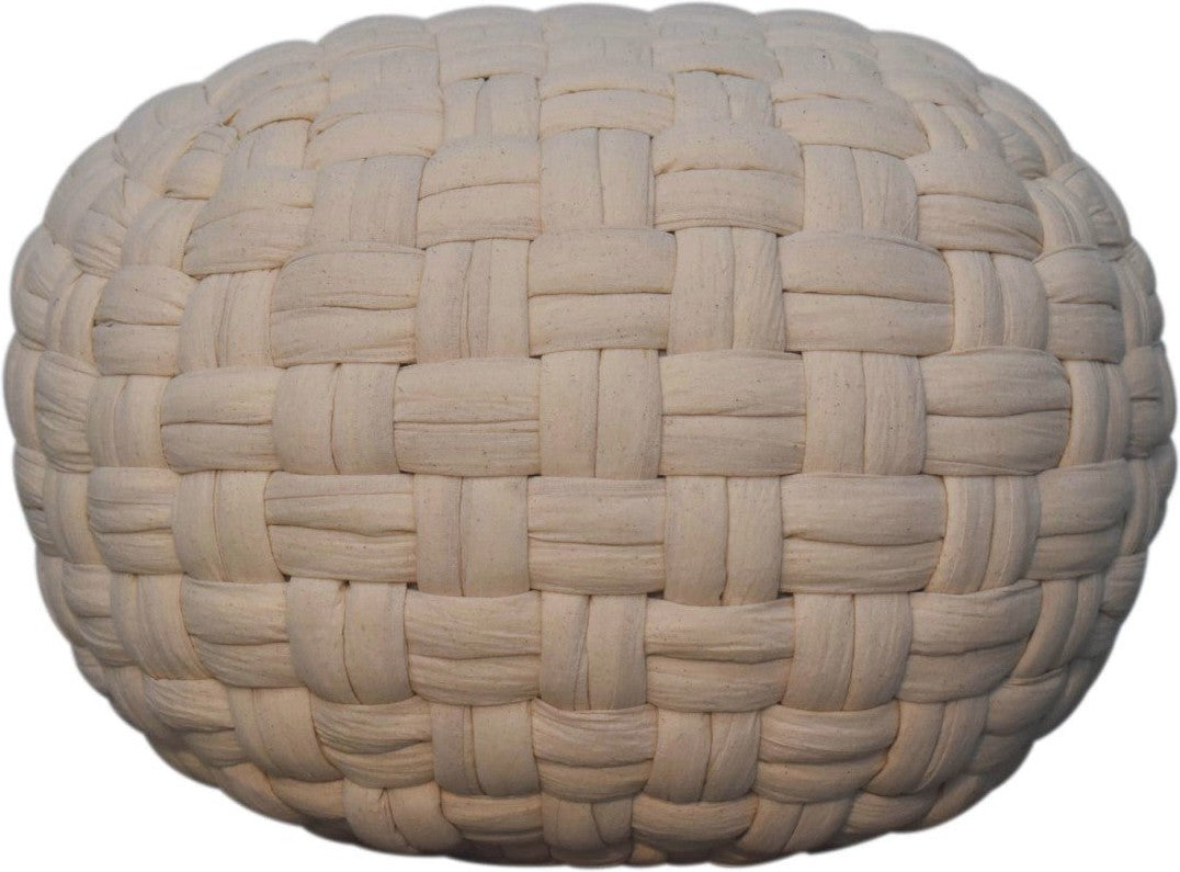 White Tube Pouffe – Thoughtful Gift from The Gift Shop UAE