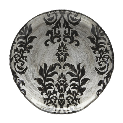 Byzantine-Inspired Damask Canapé Plate – 6.5" - The Gift Shop