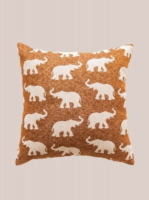 Wildly Chic - Safari Decorative Terracotta Throw Pillowcase - The Gift Shop