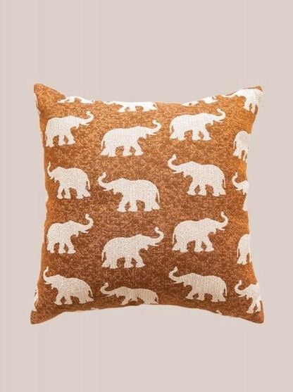 Wildly Chic - Safari Decorative Terracotta Throw Pillowcase – Thoughtful Gift from The Gift Shop UAE