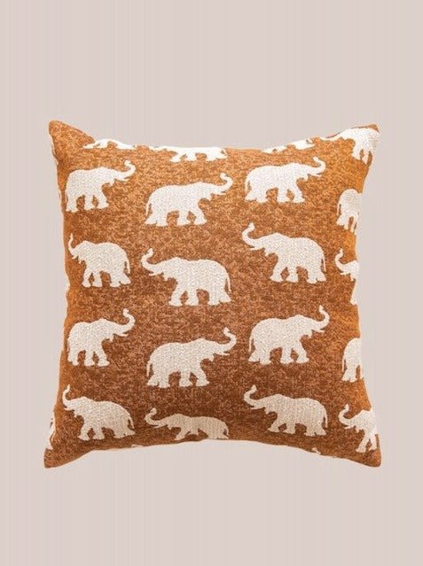 Wildly Chic - Safari Decorative Terracotta Throw Pillowcase - The Gift Shop