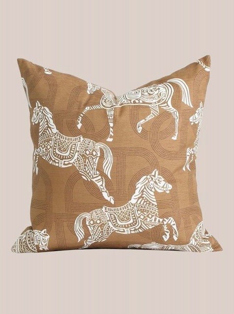 Wildly Chic - Safari Decorative Terracotta Throw Pillowcase - The Gift Shop
