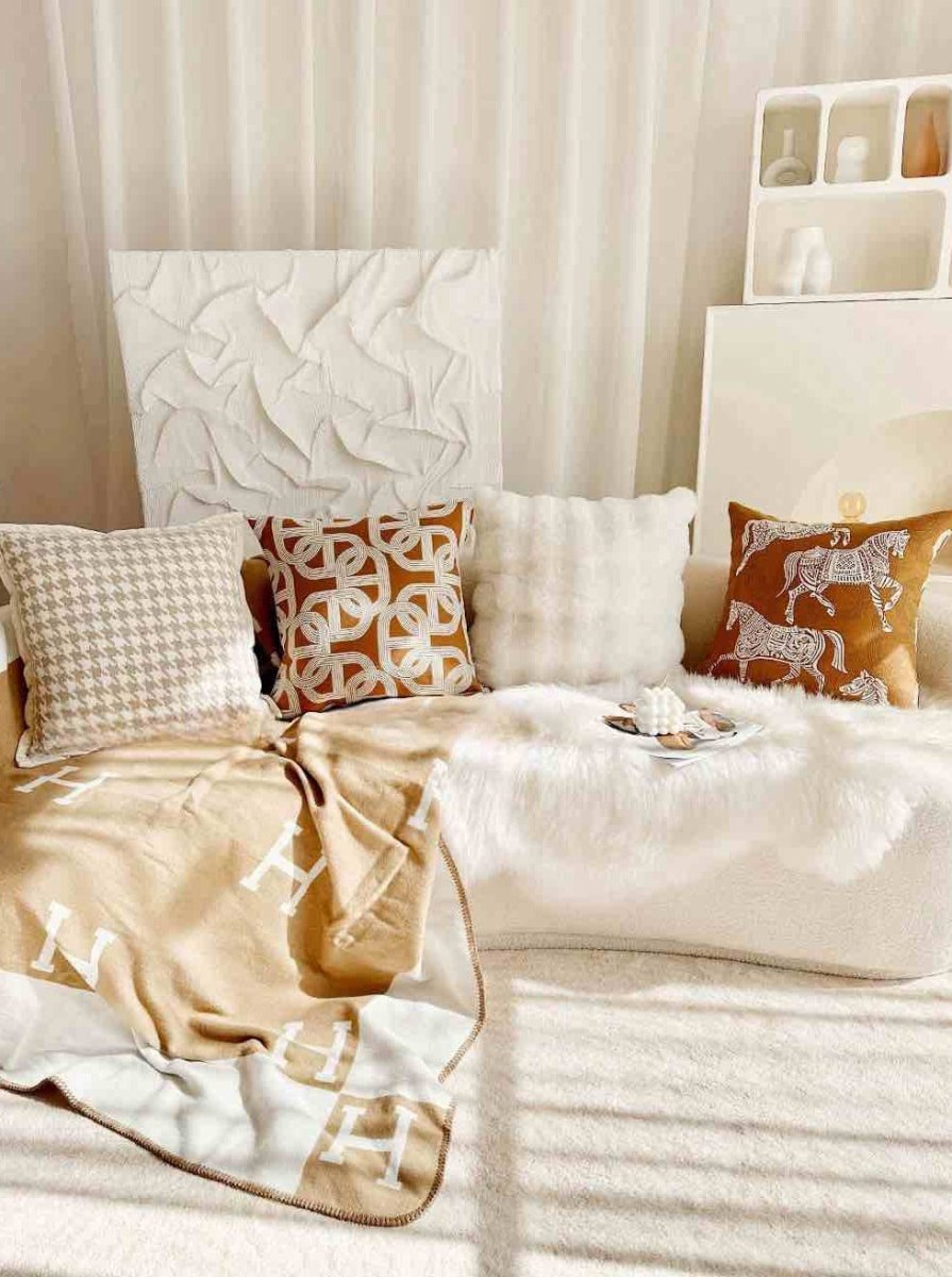 Wildly Chic - Safari Decorative Terracotta Throw Pillowcase - The Gift Shop