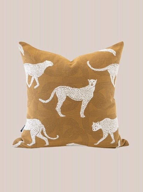Wildly Chic - Safari Decorative Terracotta Throw Pillowcase - The Gift Shop