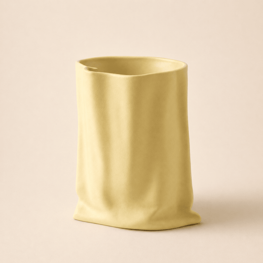 Wrinkle Ceramic Vase – Thoughtful Gift from The Gift Shop UAE