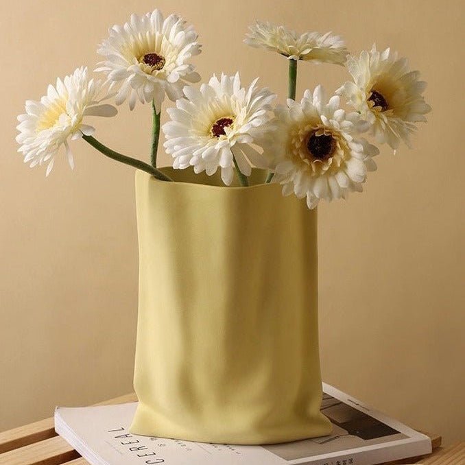 Wrinkle Ceramic Vase