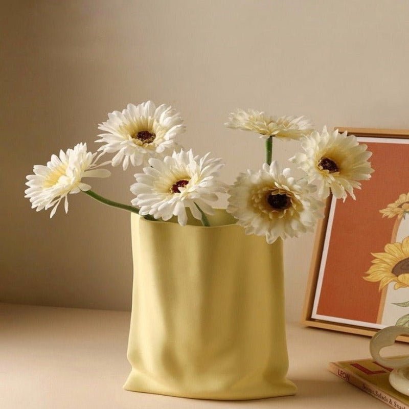 Wrinkle Ceramic Vase