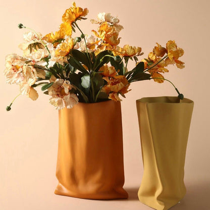 Wrinkle Ceramic Vase