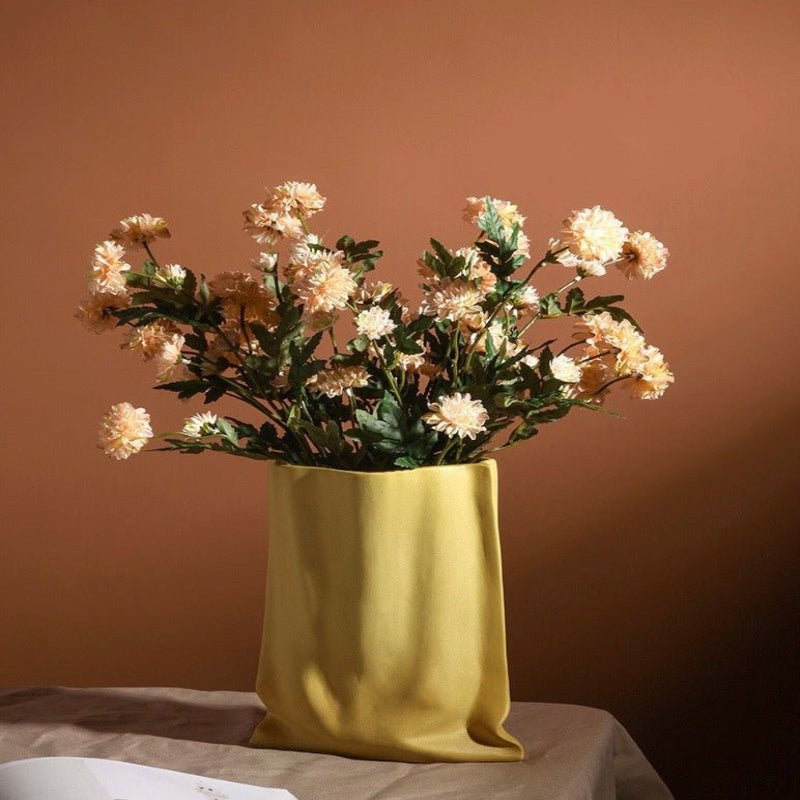 Wrinkle Ceramic Vase