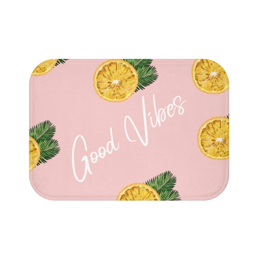 Good Vibes Lemon - Bath Mat - The Gift Shop