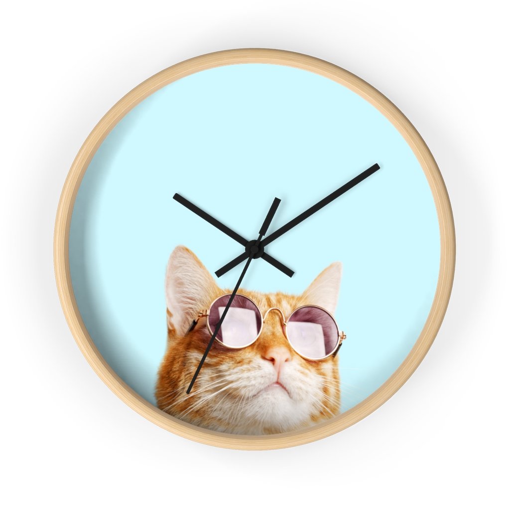 Wall clock - Cat - The Gift Shop