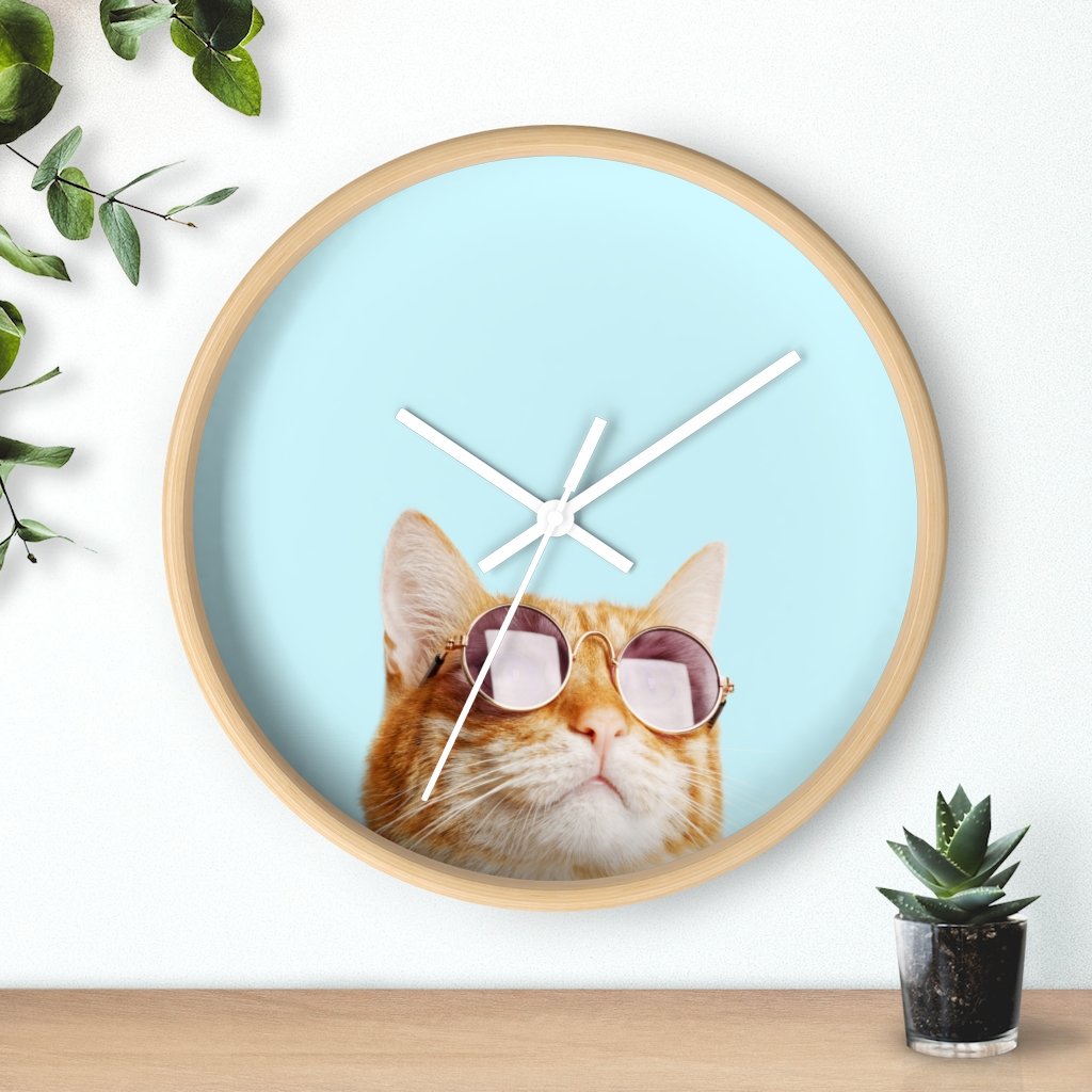 Wall clock - Cat - The Gift Shop