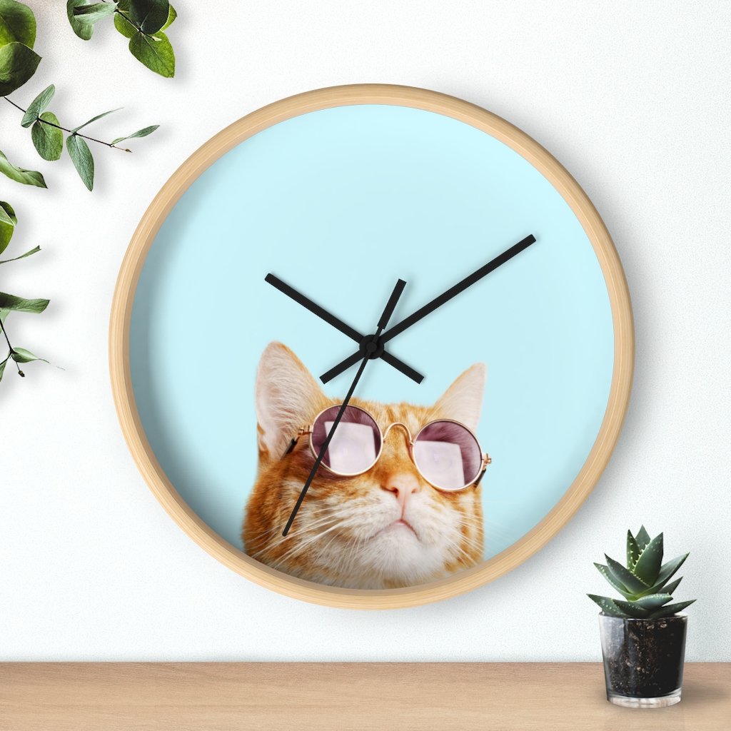 Wall clock - Cat - The Gift Shop