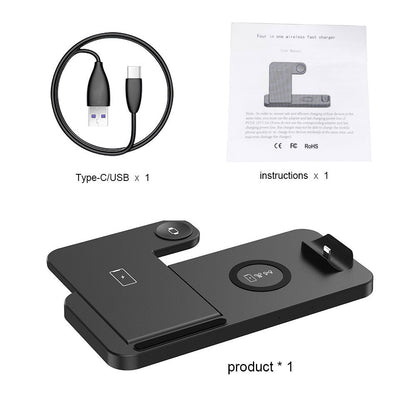 4-in-1 Fast Wireless Charging Station For iPhone and Samsung phones - The Gift Shop