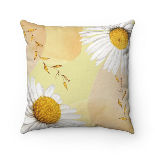Daisies Print Reversible Cushion – Two Looks in One! - The Gift Shop