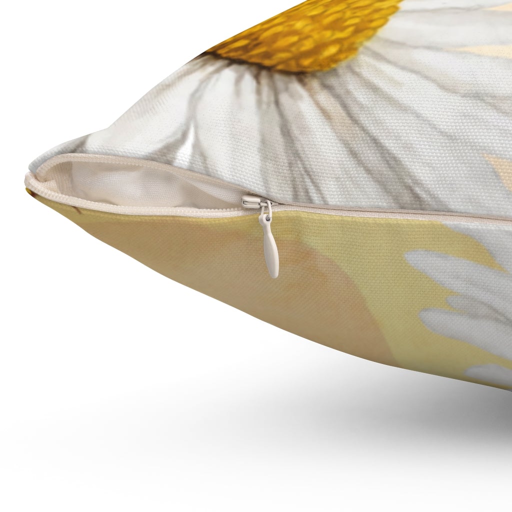 Daisies Print Reversible Cushion – Two Looks in One! - The Gift Shop