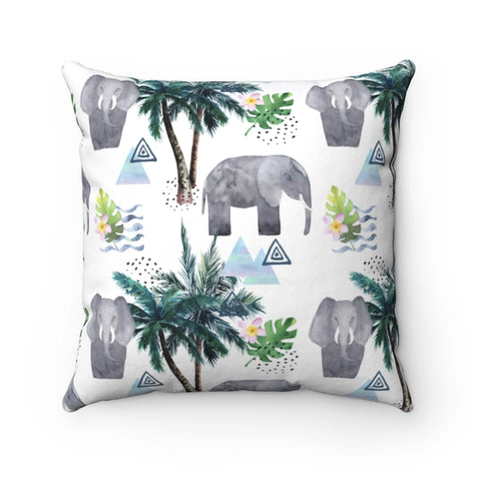 Lucky Elephant Two-Color Sided Cushion - The Gift Shop