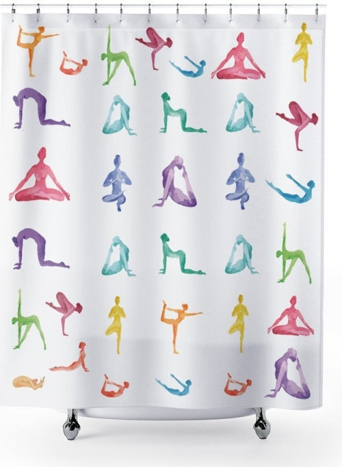 Yoga Sanctuary Shower Curtains – Thoughtful Gift from The Gift Shop UAE